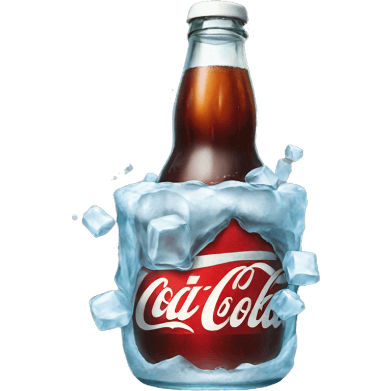 Coke with ice emoji