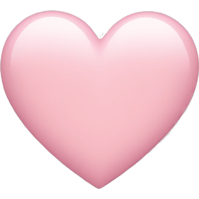 light pink heart emoji