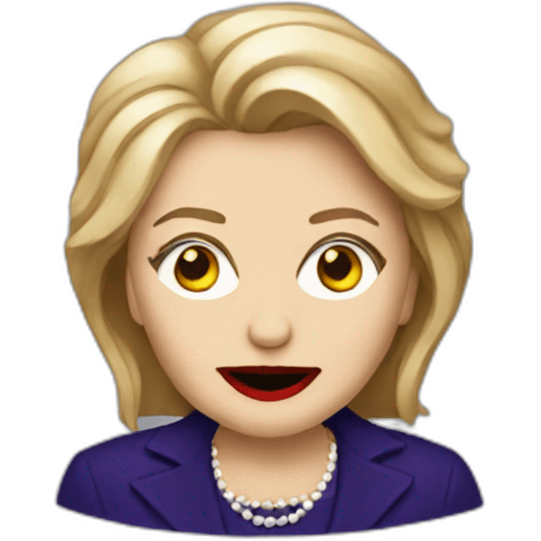 hillary clinton vampire emoji