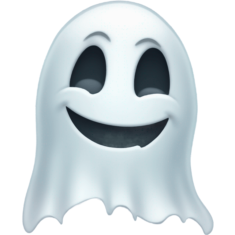 Ghost smiling  emoji