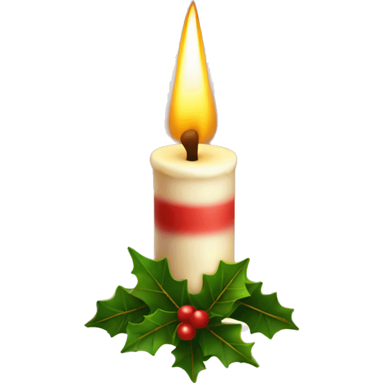 christmas candle emoji