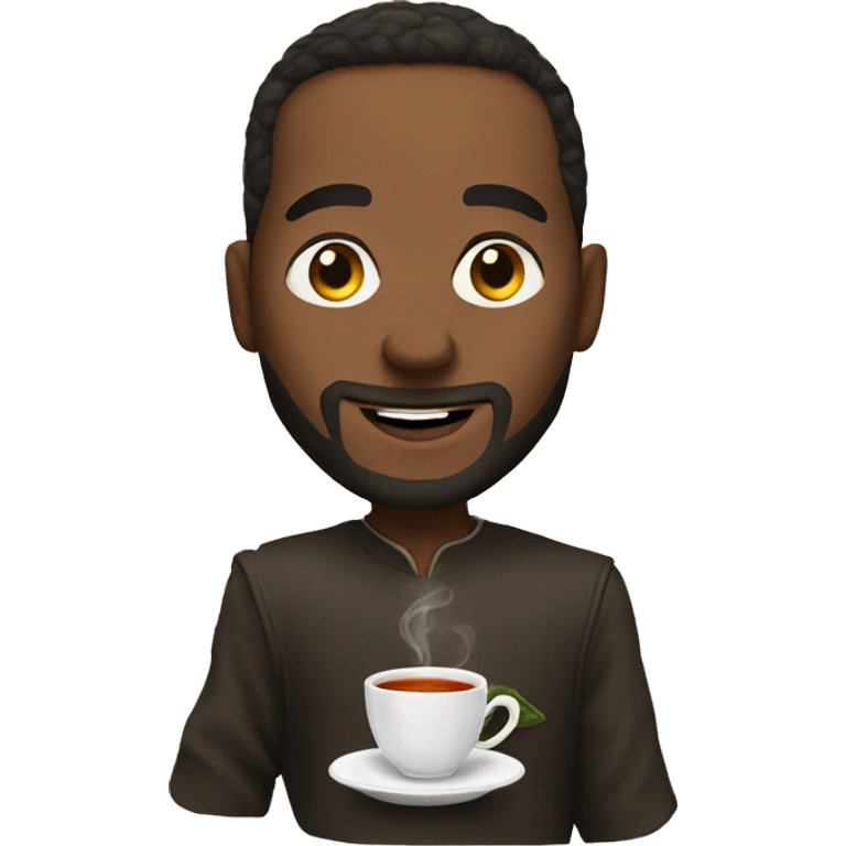 Alestor with tea emoji