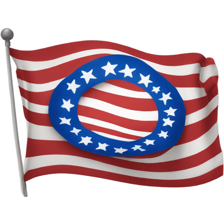 Thirteen colonies flag emoji