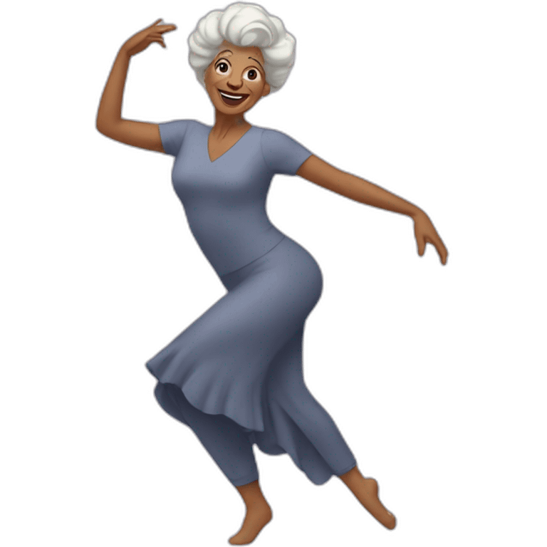 Mamie danse emoji