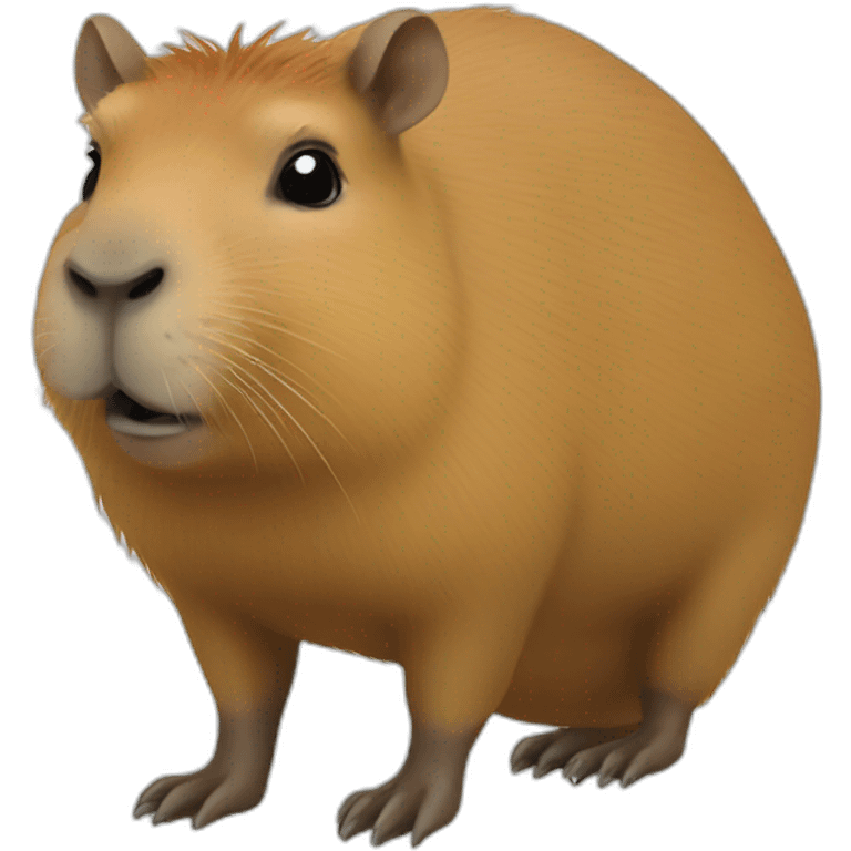 Capybara body emoji