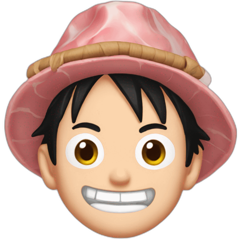 Luffy ham emoji