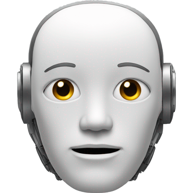 Human Robot Face emoji