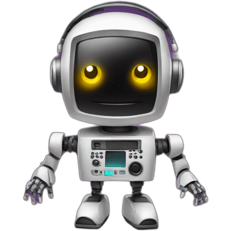 DJ robot emoji