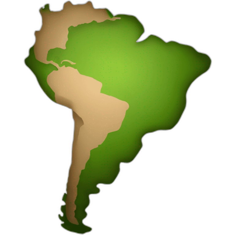 South America map emoji