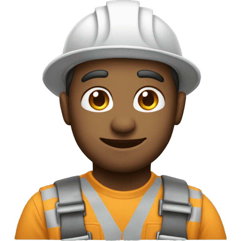 Construction worker man magician emoji