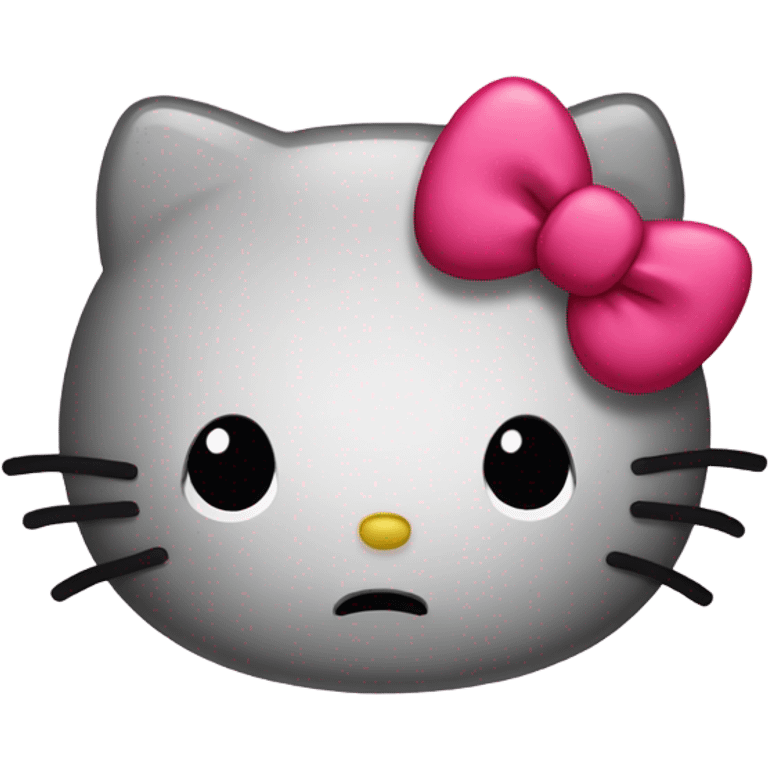 Hello kitty emoji sad emoji