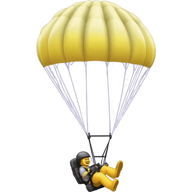 Me flying a powered parachute emoji