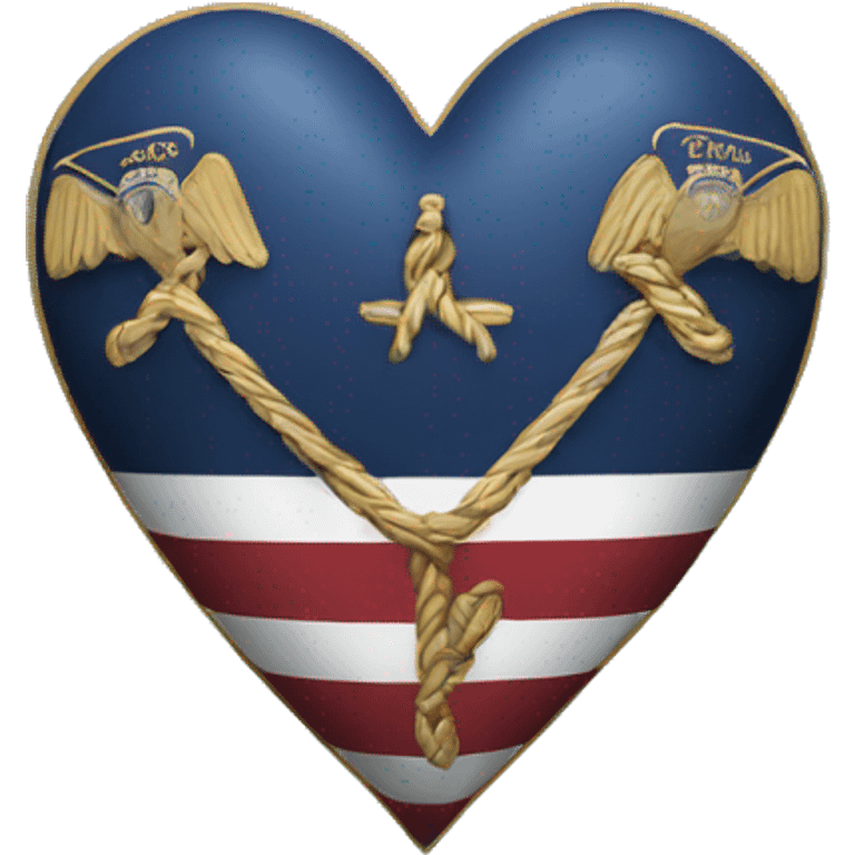 navy heart transfer to name "dua" emoji