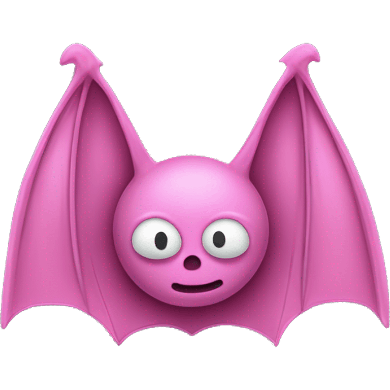 generate a pink bat in text form like this "𓆩𓆪" emoji