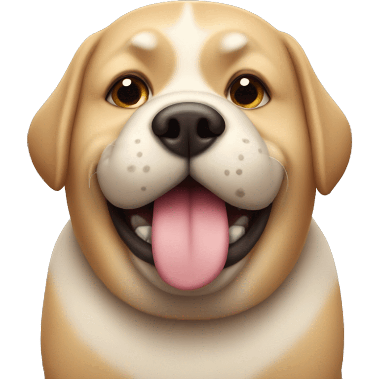 Fat dog emoji