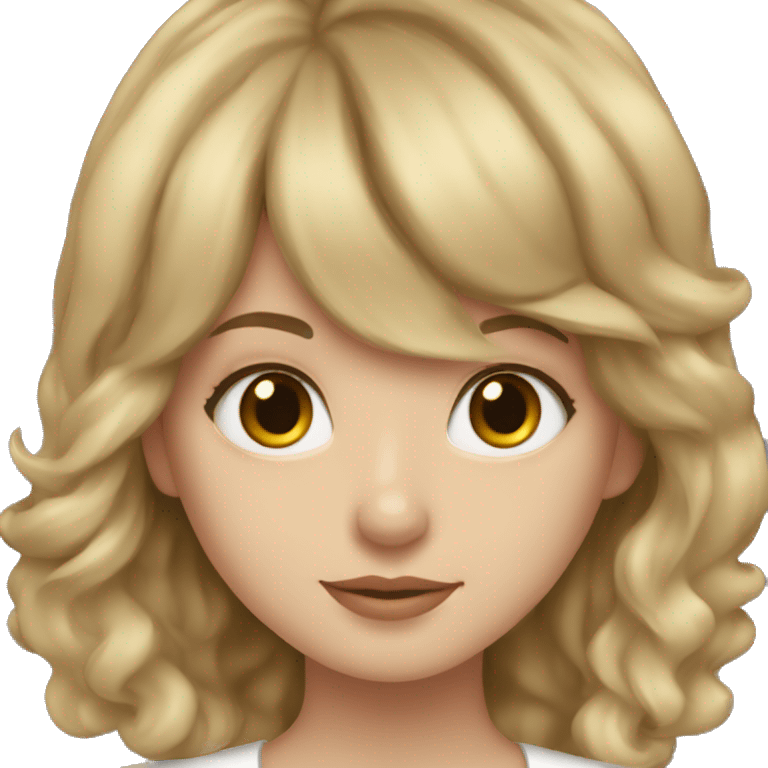 Girl with a taylor Swift récord  emoji