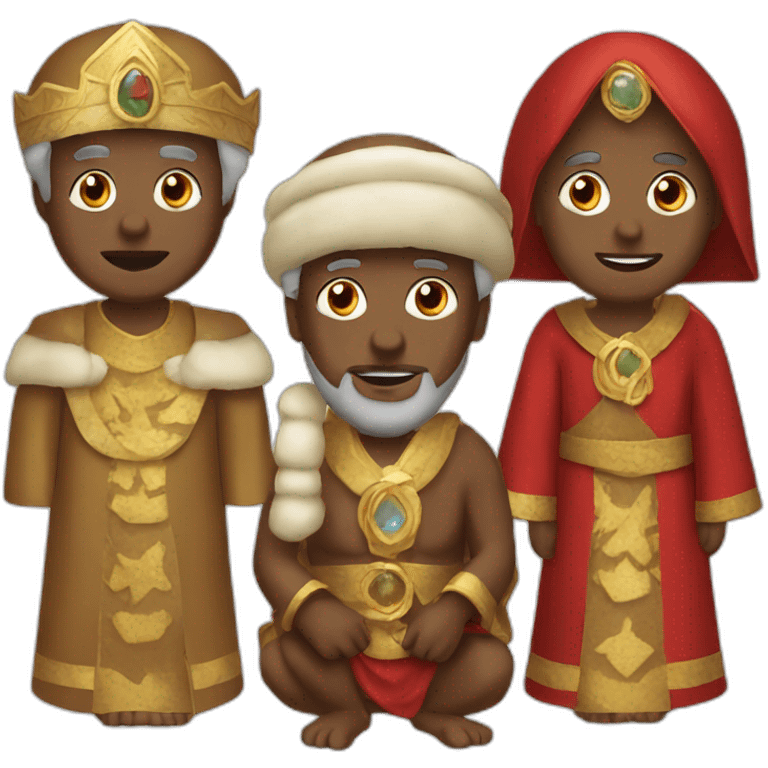 three wise men christmas emoji