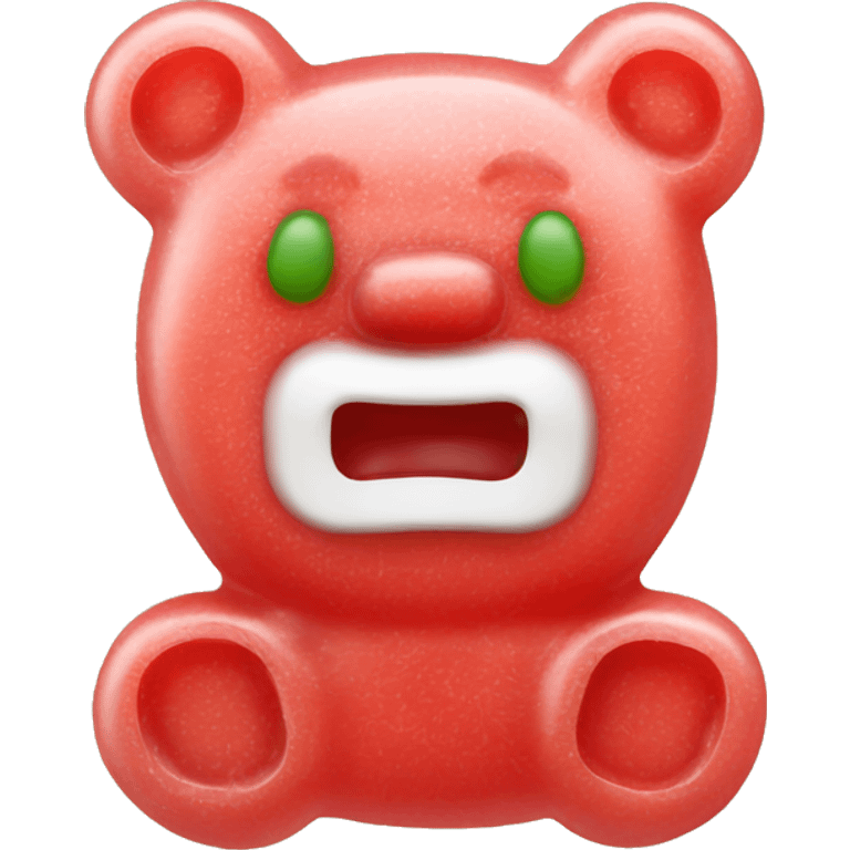 watermelon gummy bear emoji