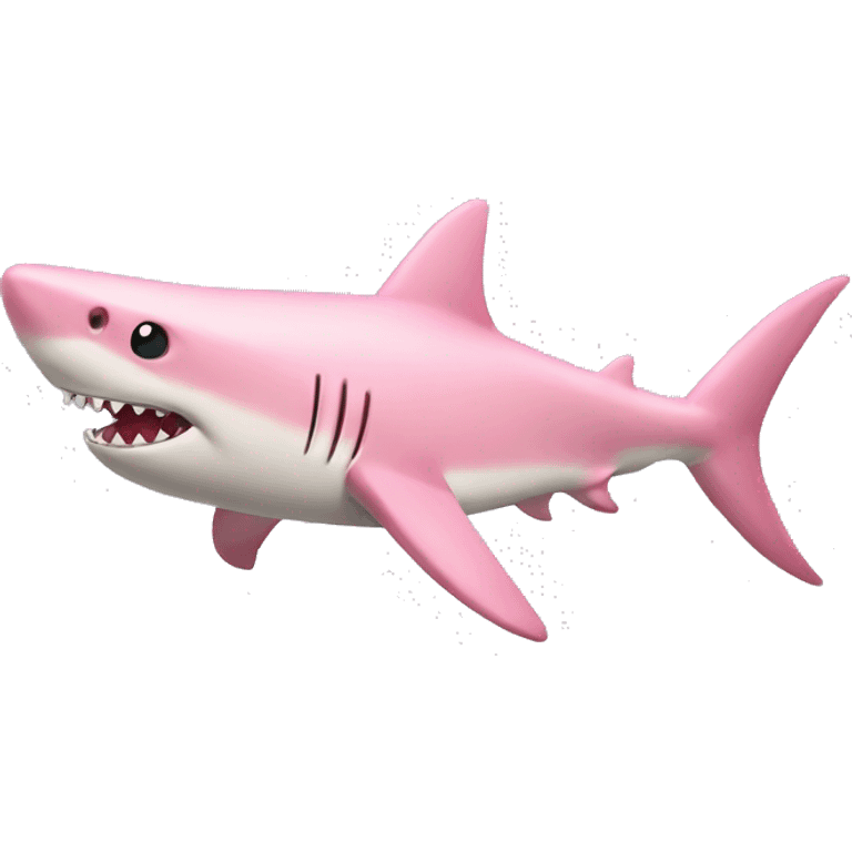 pastel pink shark emoji