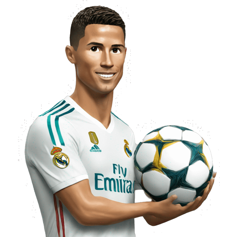 Ronaldo playing for madrid emoji