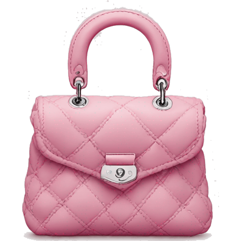 Dior Sattle Bag Pink emoji