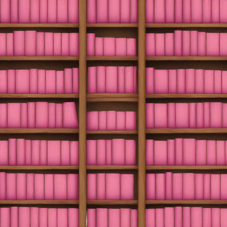 Pink books emoji