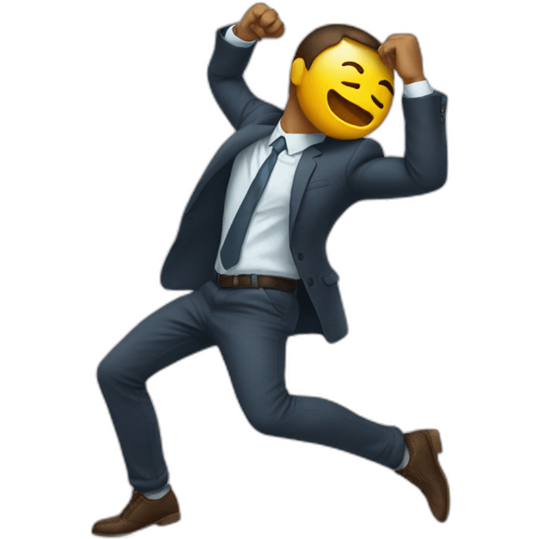 finance bro aggressively dabbing emoji