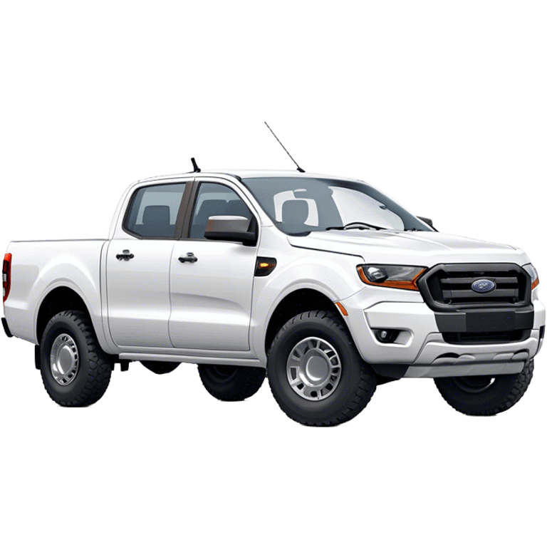 Ford Ranger - Ford (Model Year: 2024) (Iconic colour: White) emoji