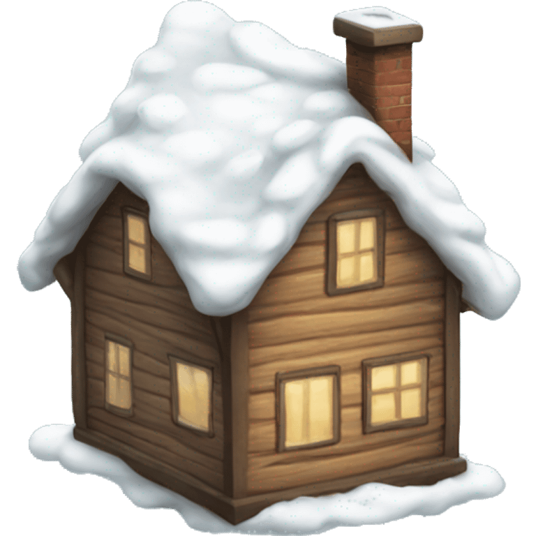 Winter house cozy emoji