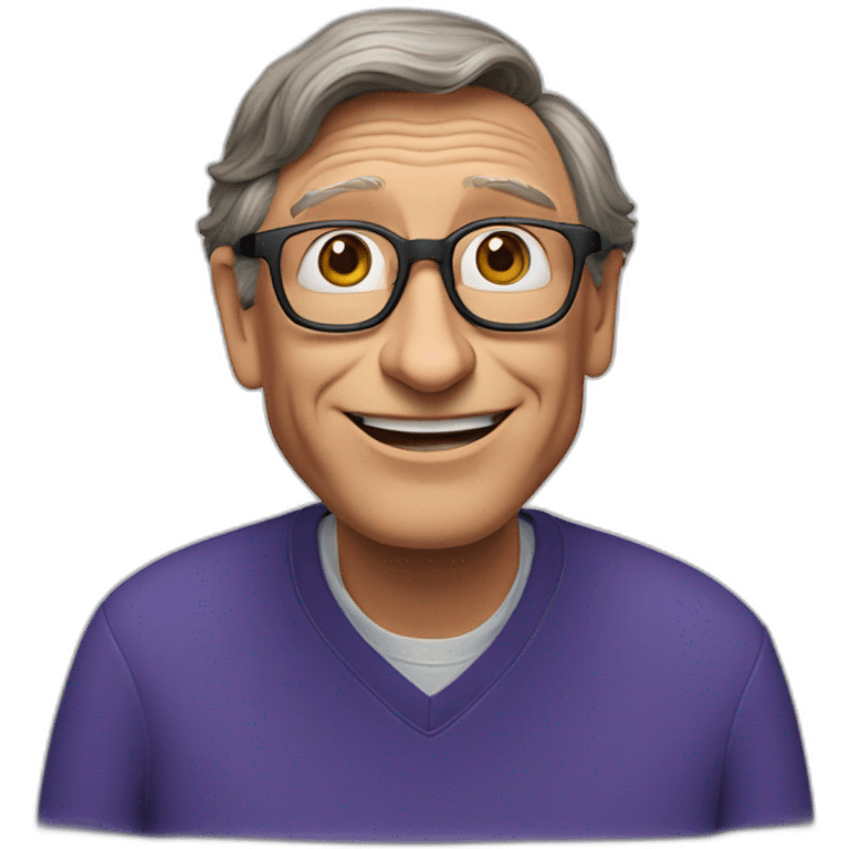 bill gates disney pixar animation movie emoji