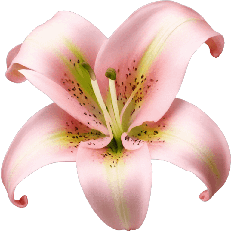 light pink lilium emoji