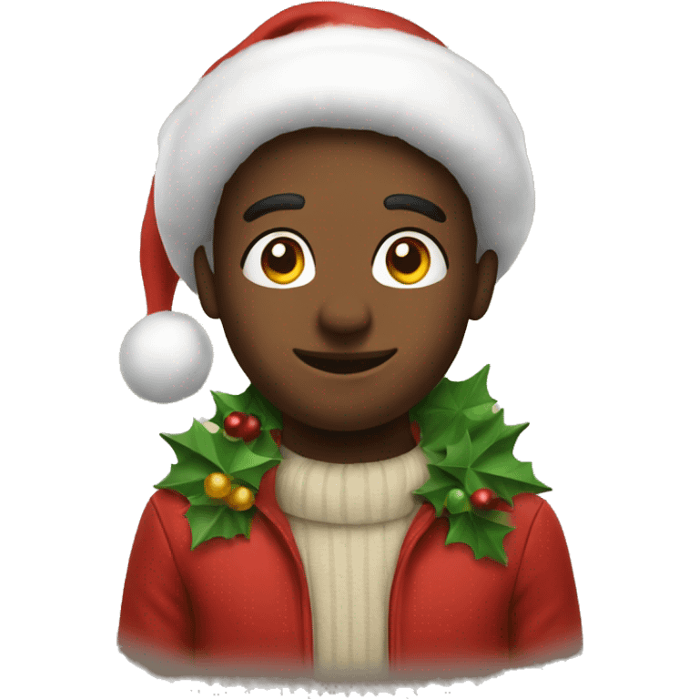 A warm Christmas  emoji