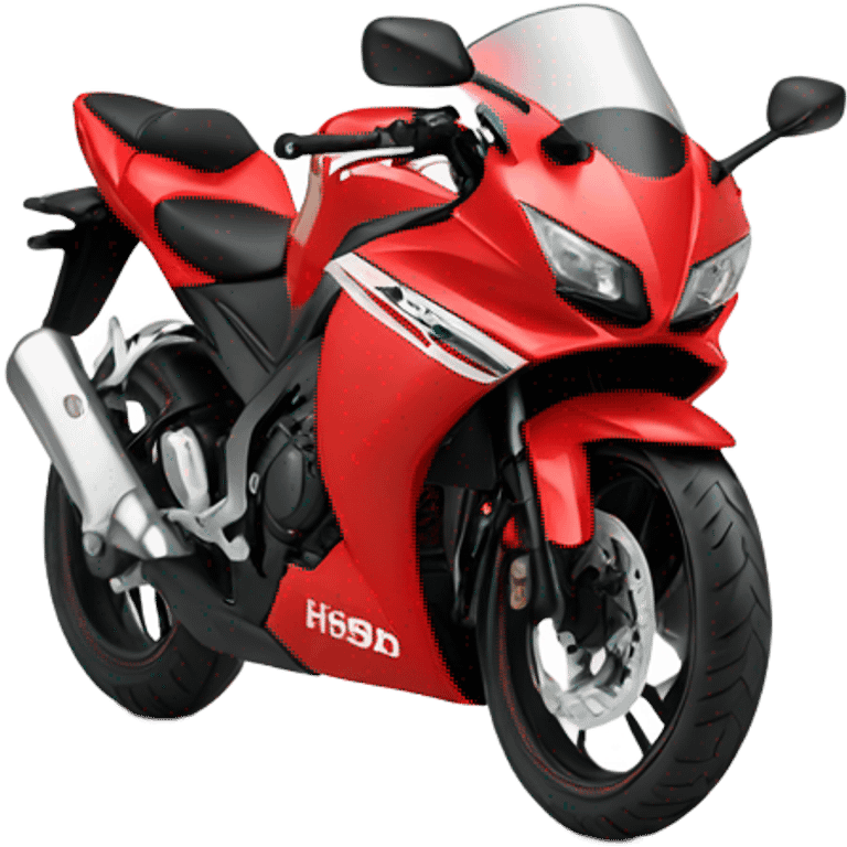 Honda cbr500r red motorcycle emoji