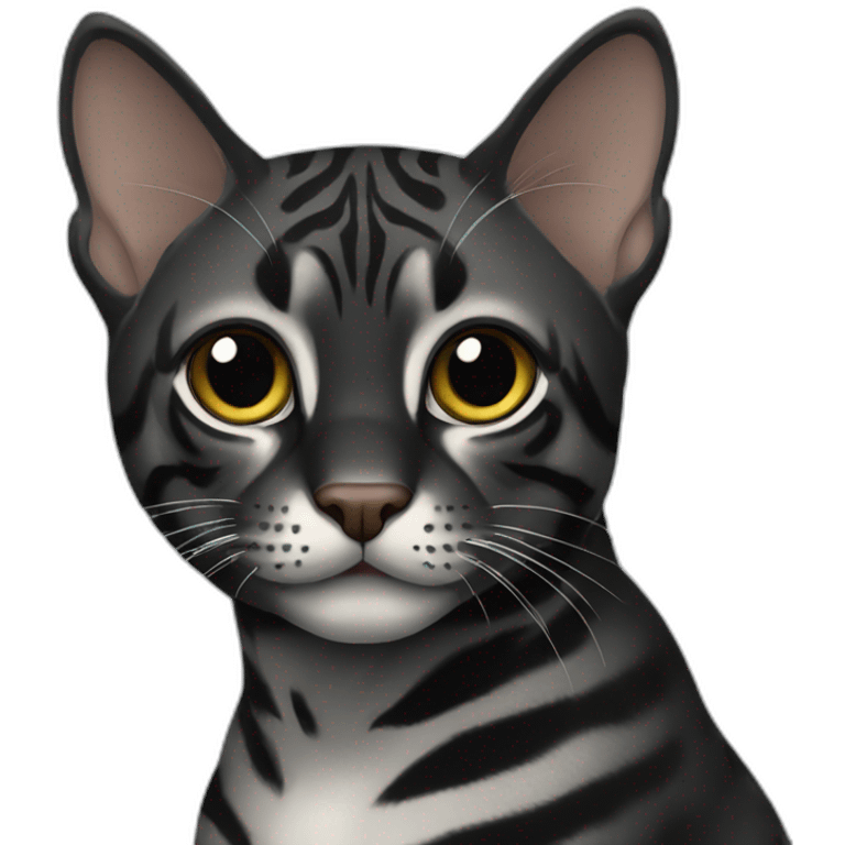 black bengal noir emoji