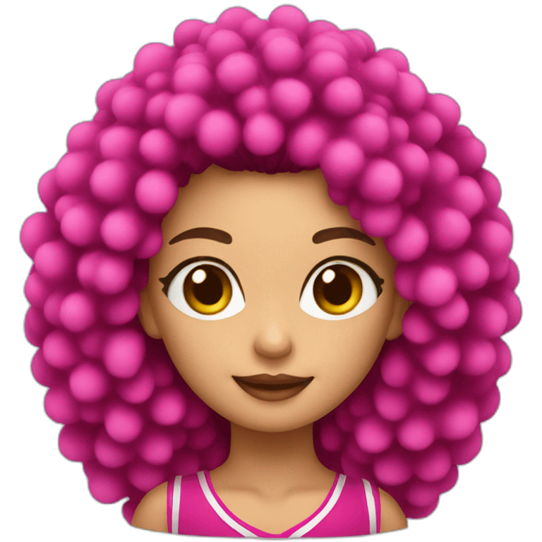 pom pom girl emoji