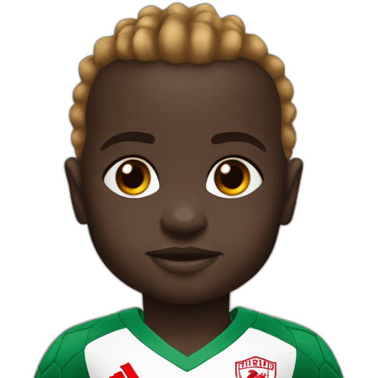 football player sadio mane as a baby emoji