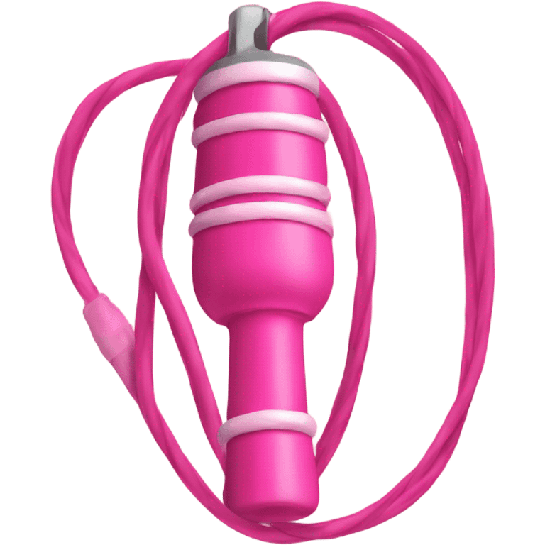 pink jump rope for sports emoji