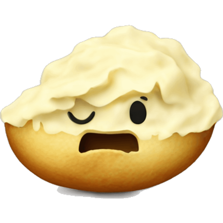 mashed potato emoji