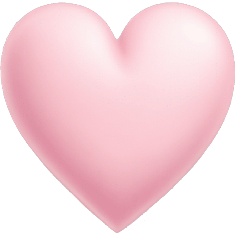 Pastel heart pink emoji