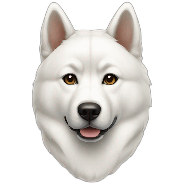 white akita inu emoji