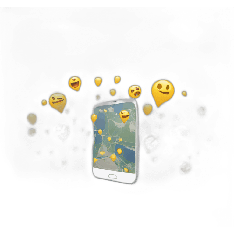 Mobile positioning data emoji