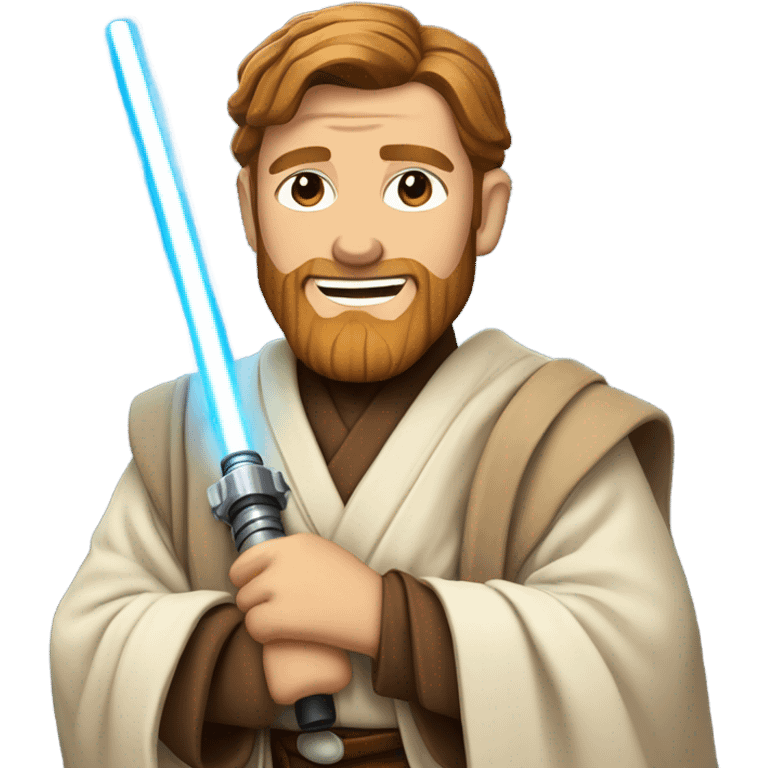 Smiling obi wan kenobi emoji