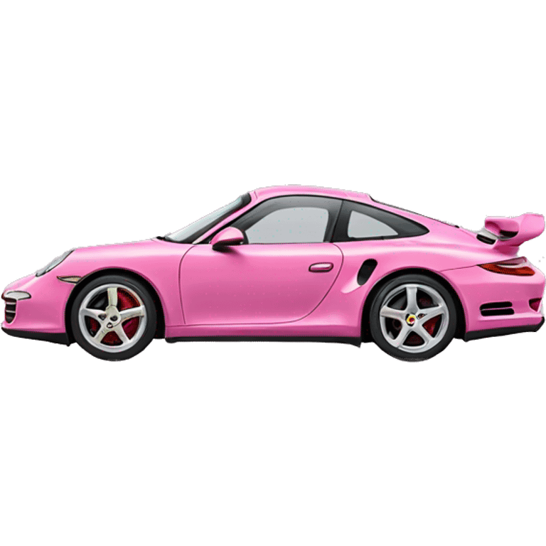 pink porche emoji