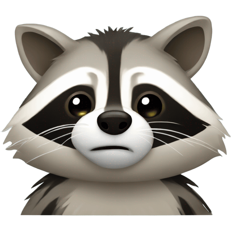 Very sleepy raccoon  emoji