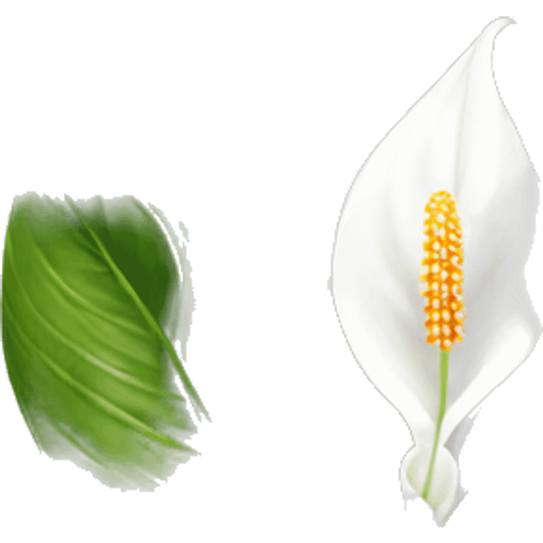 peace lily emoji