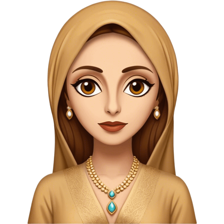 Cinematic Realistic Fairuz Portrait Emoji, depicted as an iconic Lebanese singer with graceful soulful expression and elegant attire, rendered with lifelike textures and warm radiant lighting that captures her timeless musical allure. emoji