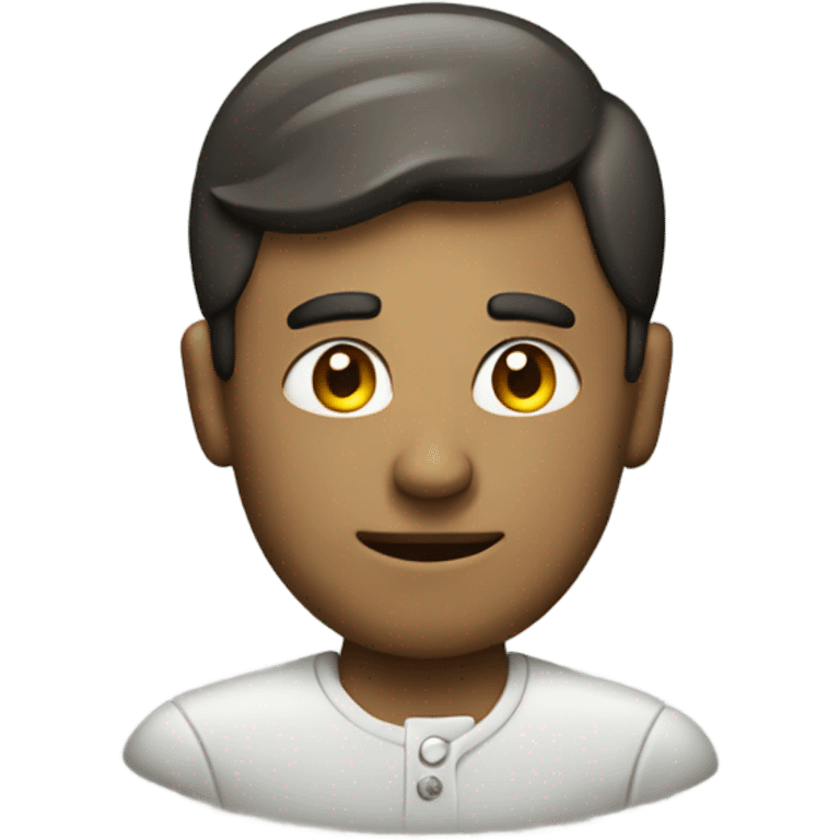 A man with a knob on his head emoji