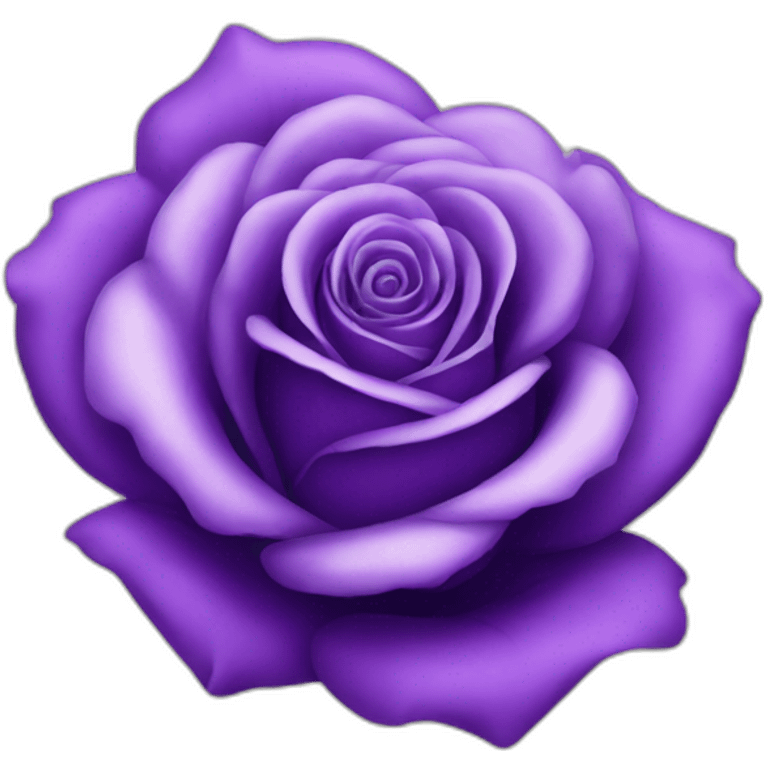 purple rose emoji