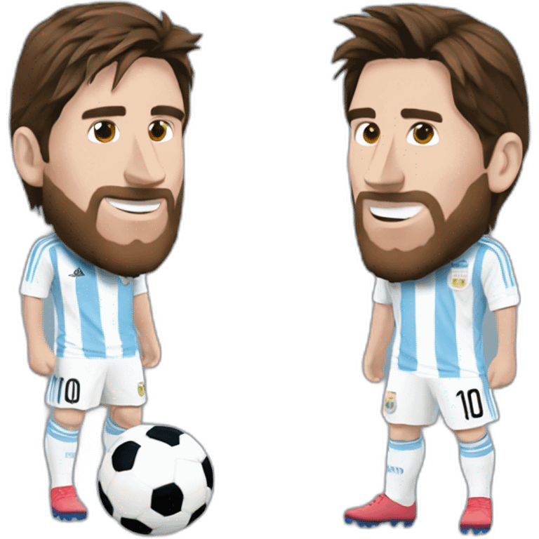 Messi équipe d'Argentine emoji