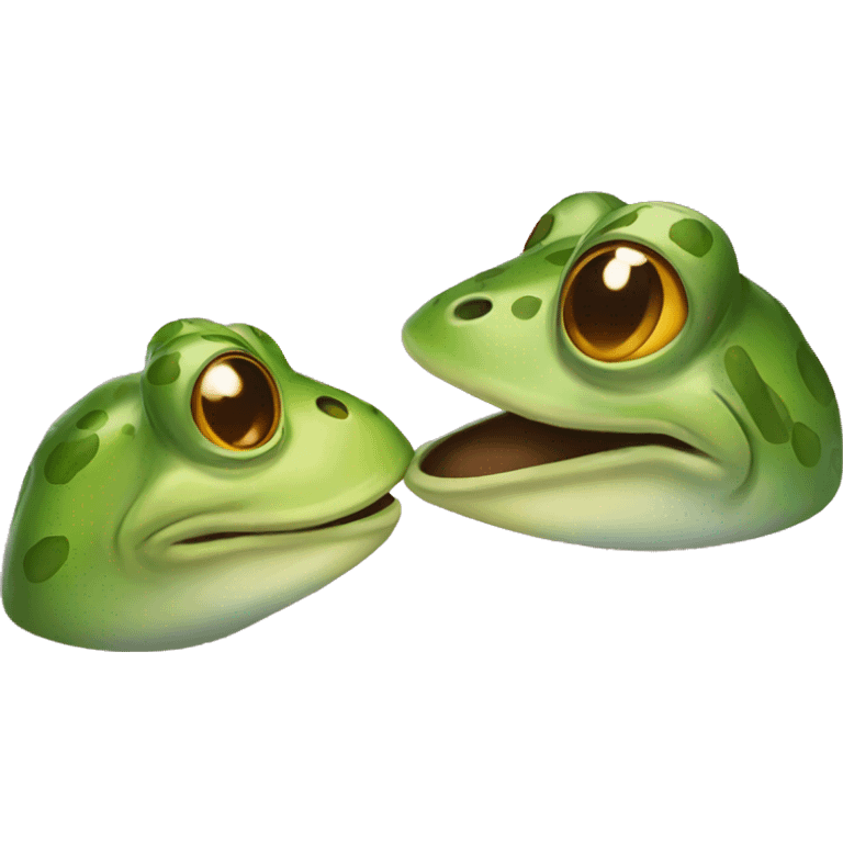 frog kiss emoji